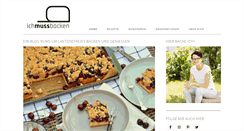 Desktop Screenshot of ichmussbacken.com