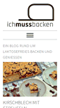 Mobile Screenshot of ichmussbacken.com